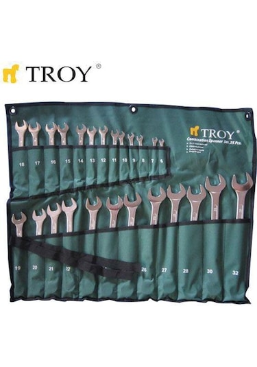 Troy 21525 Kombine Anahtar Takımı - 25 Parça 6-32Mm N11.2197