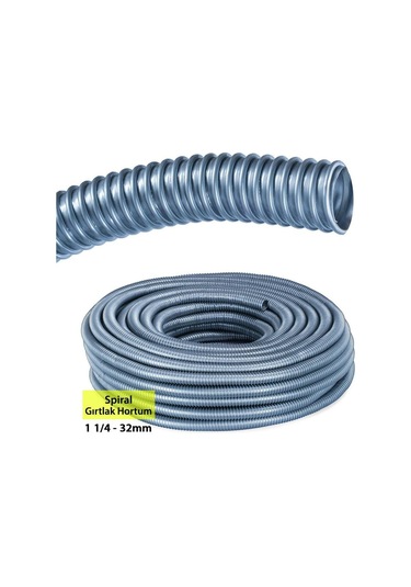 Shuıvan Esnek Spiral Gırtlak Hortum Gri - 32mm-949