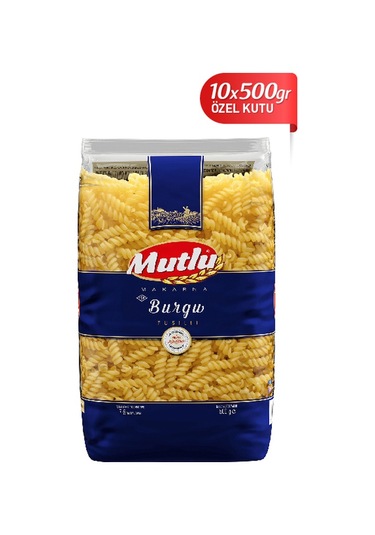 Mutlu Burgu Makarna 10 x 500 G