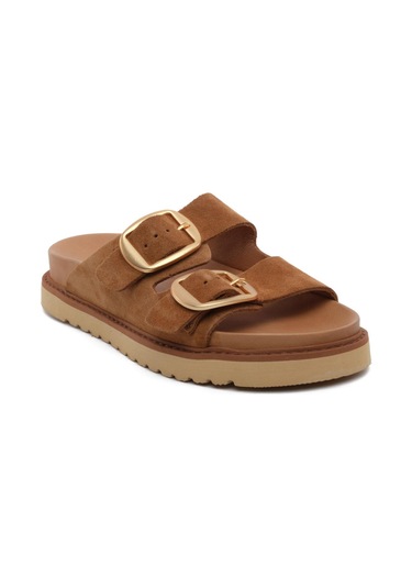 Greyder 59054 Sigaro Süet Kadın Hakiki Deri Terlik -810 Sigaro Taba