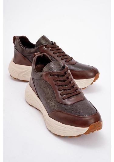 Marcomen 20225 İthal Süspansiyonlu Deri Erkek Ayakkabı Kahve