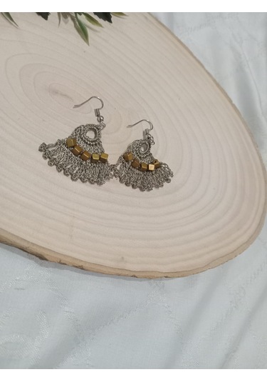 El İşi Örgü Küpe Yeşil