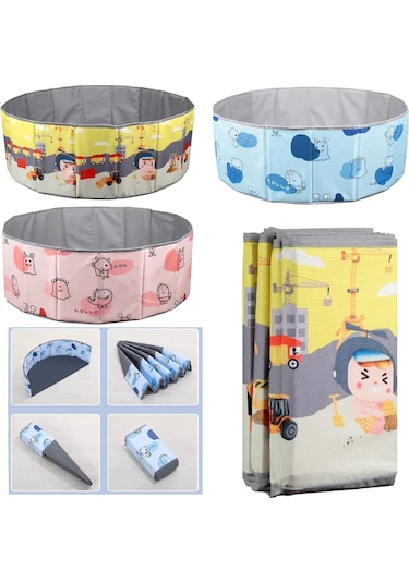 Baby Marine Katlanır Aktivite ve Top Havuzu Mint