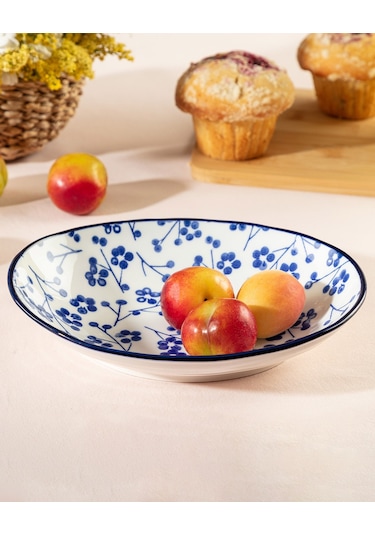 Madame Coco Rêve Bleu Graine Oval Tabak 1ktaba085119,5x16,5cm-mavi