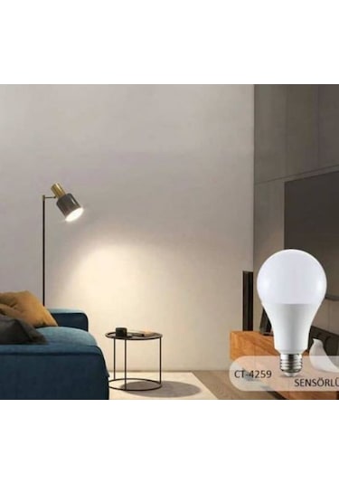 Cata Ct-4259 12 W Sensörlü Radar Led Ampul Beyaz Işık