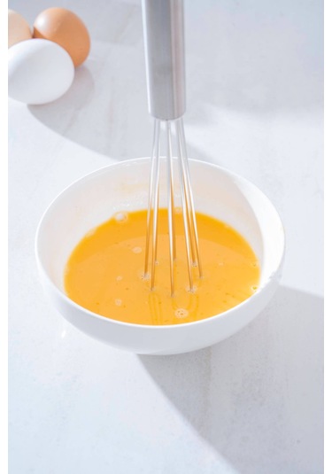 Evero Top Uçlu Çelik Çırpıcı - 25 Cm Inox