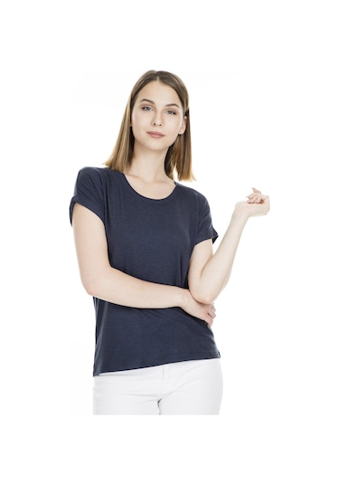 Only Bayan T Shirt 15106662 Lacivert