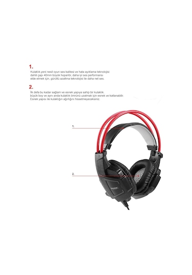 Dobe PS4/Xbox/Ps3/PS4 Pc Multi Function Oyuncu Kulaklığı