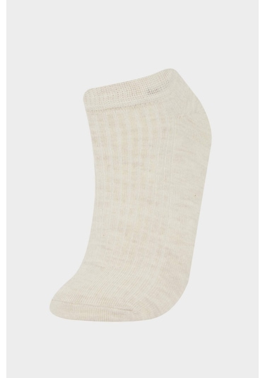 DeFacto Kadın 3'lü Pamuklu Patik Çorap F5430AXNSBN1