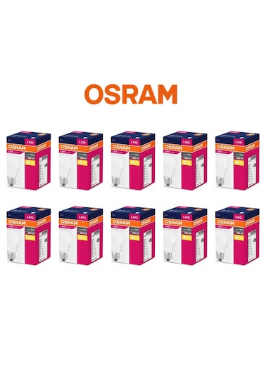 Osram Led Value 8,5w Sarı Işık Ampul 10'lu Paket