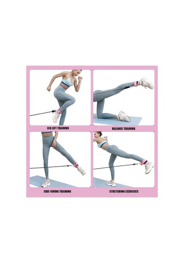 Zyzqstore Ayak Bileği Sapanlar, Direnç Bantları Seti, Fitness Egzersiz, Çok Renkli Çok Renkli