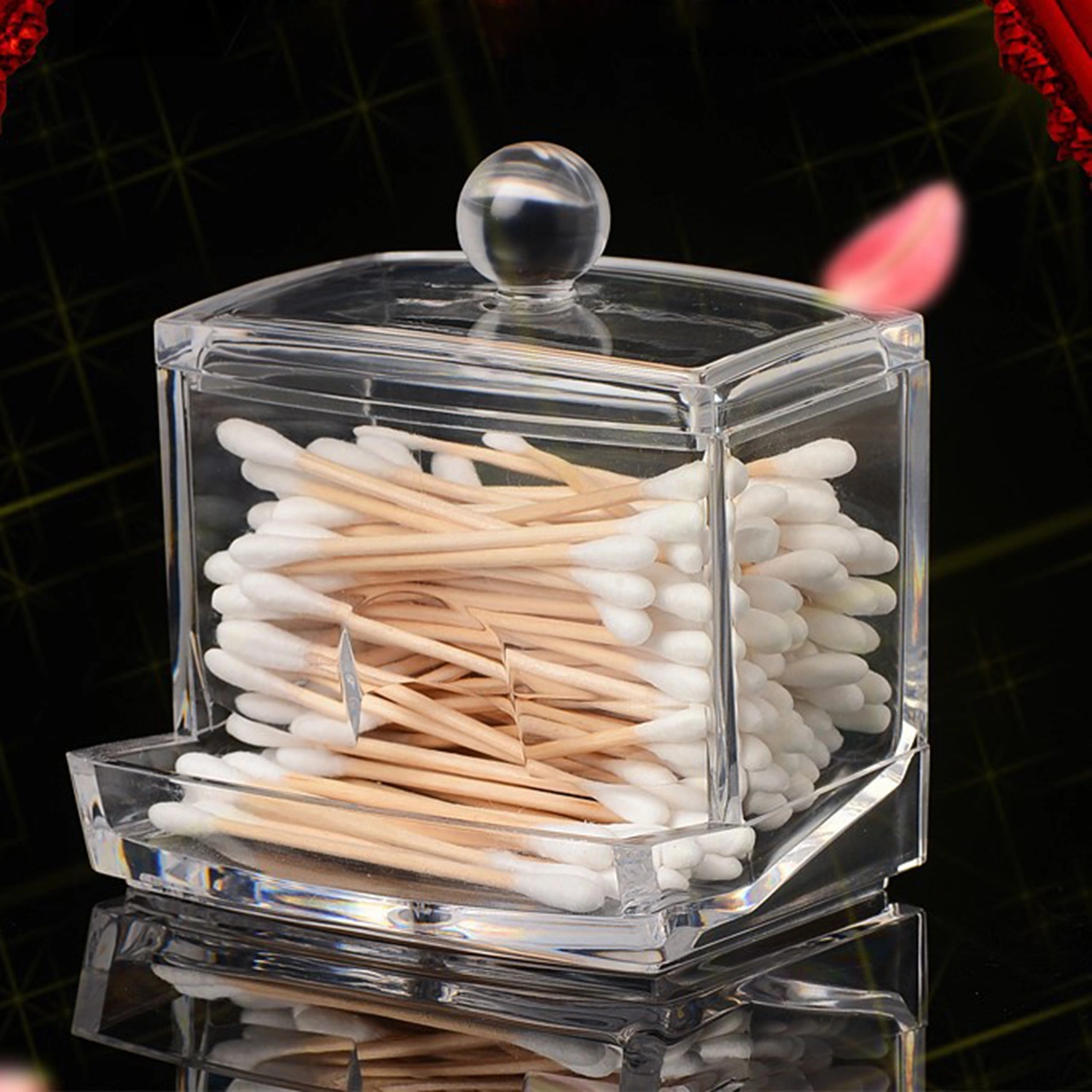 Geeksen Ps Malzeme Transparan Saklama Kutusu - Tüp, Aksesuar Ve Makyaj Gereçleri İçin Organizatör Kutu Paketli Şeffaf