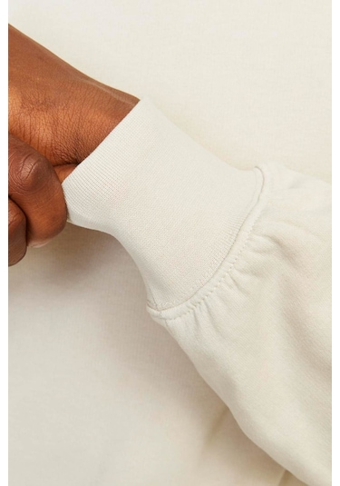 Jack & Jones Jjecharge Sweat Crew Neck Bej Erkek Sweatshirt 000000000102016880 Bej