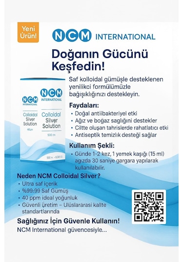 Colloidal Silver Solution Gümüş Suyu