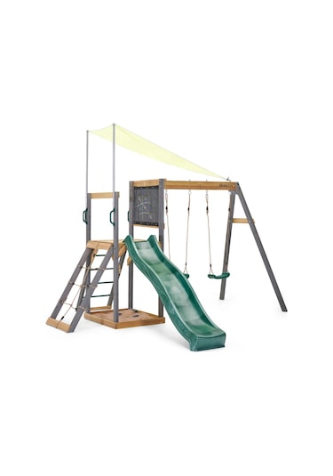 Plum Siamang Ahşap Salıncak Seti Çok Renkli