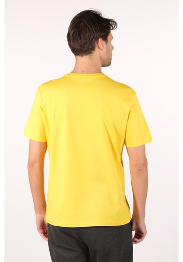 Arma Erkek Büyük Beden Bisiklet Yaka Tişört Y22374868501 Sarı