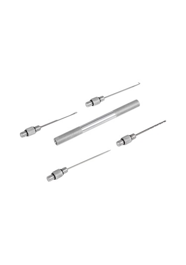 Balıkçılık Baiting İğne Seti 5-in-1 Alüminyum Alaşımlı Sazan Balıkçılık Arma İğne Stringer Matkap Kancaları Balıkçılık Yem İğne Aracı
