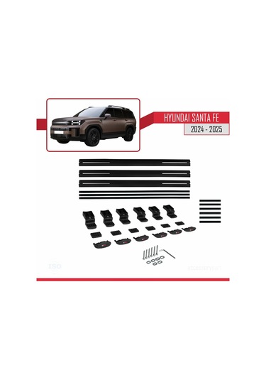Hyundai Santa Fe 2024-2025 Arası İle Uyumlu Basıc Model Ara Atkı