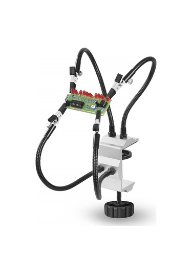 Suntek Magideal  Lehimleme İstasyonu Tutucu Pcb Fikstürü Kaynak Gümüş