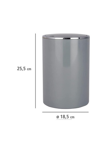 Çöp Kovası Gri 5 Lt İnca Model