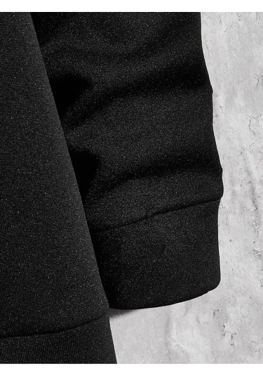 Unisex Kadın/erkek Harajuka Sokakt Oyun Kartı Baskı Siyah-17288 Siyah