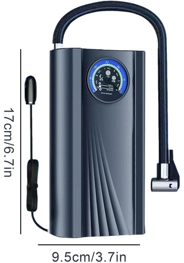 Araba Lastikleri İçin Hava Pompası Çakmaklık Girişli 150psı Pompa