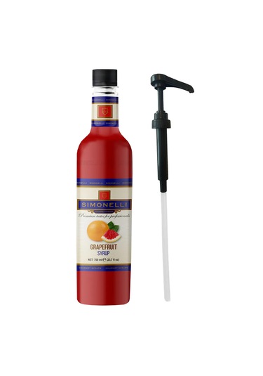 Simonelli Kahve ve Kokteyl Şurubu Greyfurt Aromalı 700 ML + Pompa