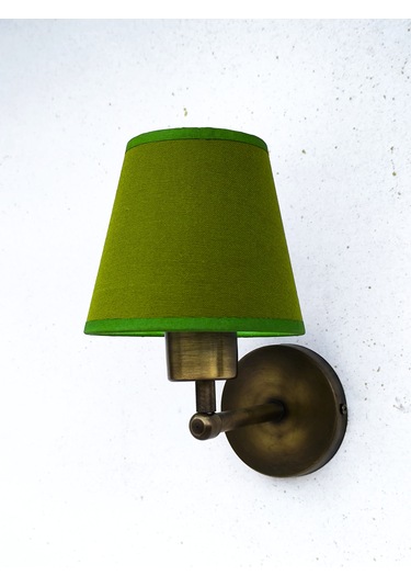 Shimmer Duvar Apliği Eskitme Gold Haki Başlıklı Haki