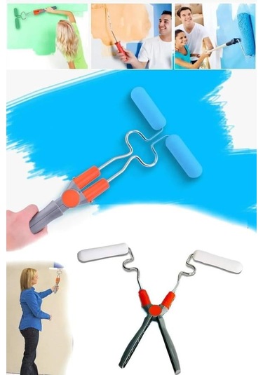 Xglide Çift Başlıklı Rulo Boya Fırçası