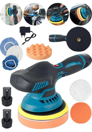 Moonshop Alman 36 V Li-ion Çift Akülü 6 Kademe Devir Ayarlı Pasta