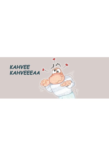 Kahveeee Kahveeeaa Hediye Kupa Love Bug-t Bej