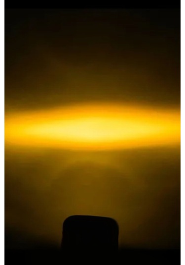 120w 12-24 Volt Kare Sis Farı Drl Turuncu Oto Çalışma Lambası Atv Kamyon Tır Traktör Offroad