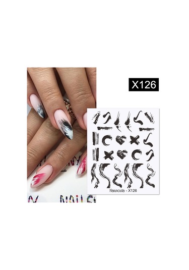 Su Transferli Nail Art Sticker X126 53622-2