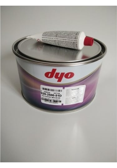 Dyo Polyester Çelik Macun Sarı 2,7 Kg
