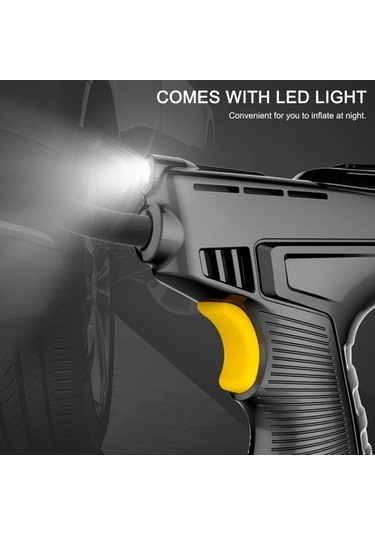 Artfulabode Taşınabilir Şişirme Şarj Pompası: Led Lastik Işıklı Göstergeli, Geeroyoo Edilebilir Dijital Cihazı Basınç Araç Qu