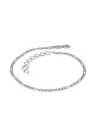 Figaro Gümüş Halhal Rodyum Gümüş