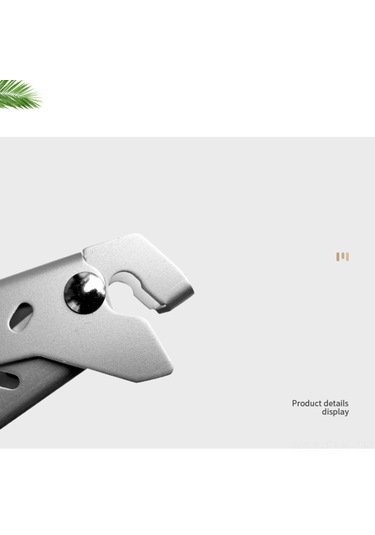 Xindoker Alüminyum Kapak Tutucu - Isıya Dayanıklı, Fırın Ve Tencere Taşıma Aracı 12.5x3 Cm Gümüş