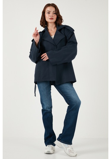 Lela Bayan Trençkot 6839609 Lacivert Lacivert