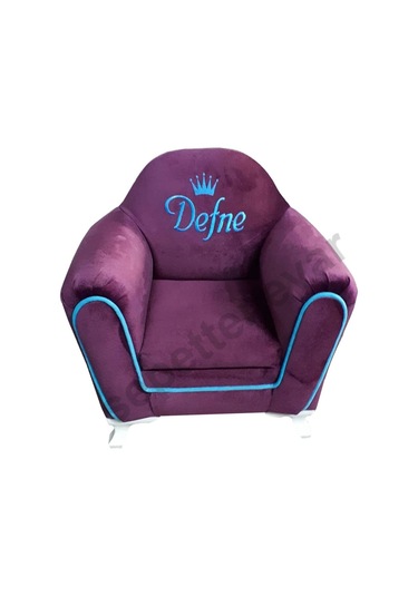 Isme Özel Şeritli Çocuk Koltuğu Bordo (324111040)