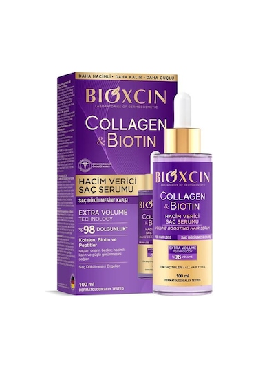 Bioxcin Collagen Biotin Hacim Verici Saç Serumu 100 Ml