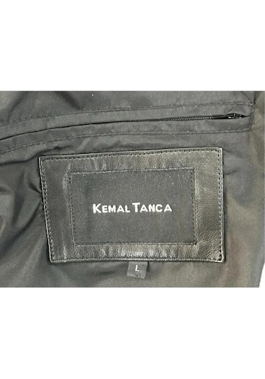 Kemal Tanca 415 K1705 Erkek Hakiki Deri Mont Siyah