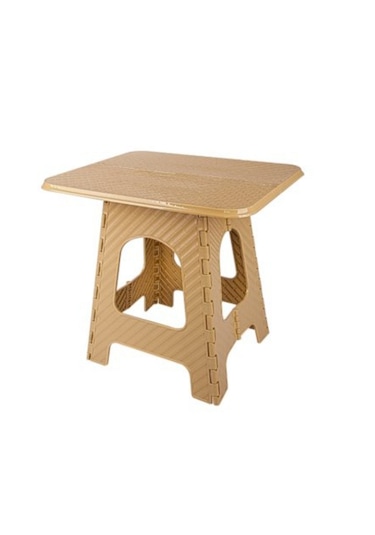 Saral Eko Katlanır Piknik Sehbası Bej Renk 520x430x460mm Bej