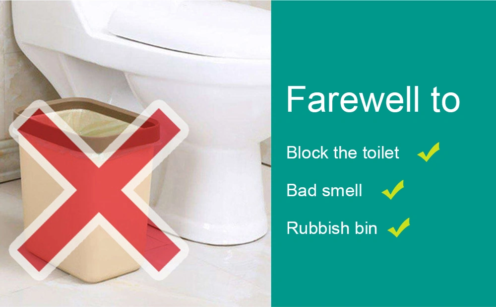 Youmex 3 Paket 3 Katlı Hızlı Çözünür Seyahat Peçeti - 150 Yaprak/paket, Yıkama Odası Uygun, Tıkanmaz, Cilt Dost, Sucuklu, Dayanıklı Beyaz