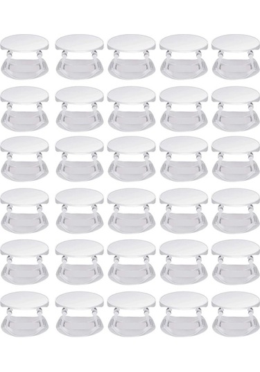 Willowhaven 30lu Dıy Özelleştirilebilir Sublimasyon Telefon Tutucu - Beyaz, 1.6" Alüminyum, Yapışkanlı