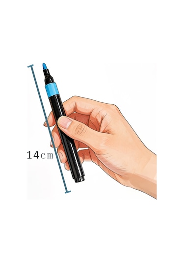 48li Akrilik Marker Kalem Seti - Capybara Desenli