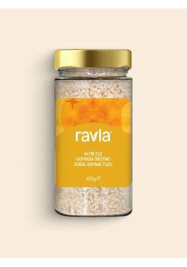 Ravla Altın Tuz Doğal Kaynak Tuzu 450 G