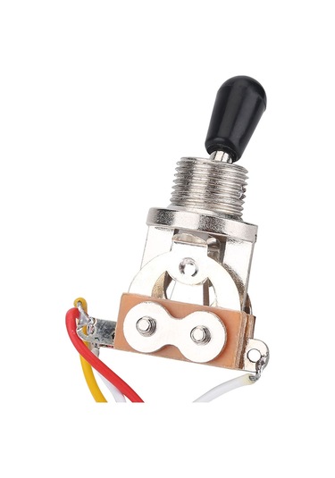 Hfambition Elektro Gitar Telsiz Kablosu - 2 Ses 1 Ton 1 Jack, 3 Pervane Anahtarı, Gürültü Azaltıcı Bakır Shaft, Kolay Kurulum