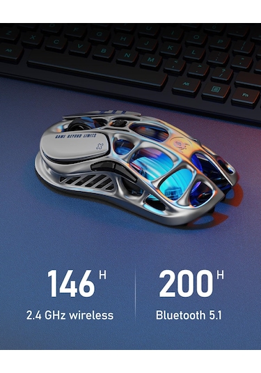 Gravastar Mercury M1 Pro Kablosuz 26000 Dpı Oyun Mouse