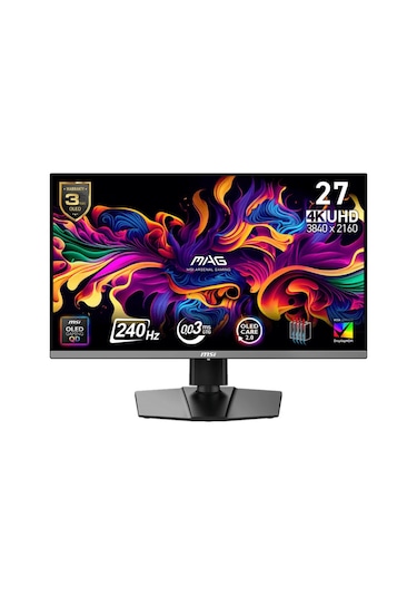 Msı Mag 272up Qd-oled X24 26.5 240hz 0.03ms Adaptive Sync Uhd Cece5msı0295