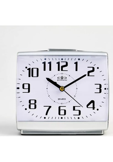 Simalend İç Mekan Masa Saati Çalar Saat Klasik 184331765 Gri